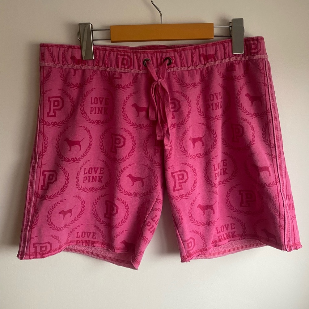 Y2K pink Victoria’s Secret shorts mcbling